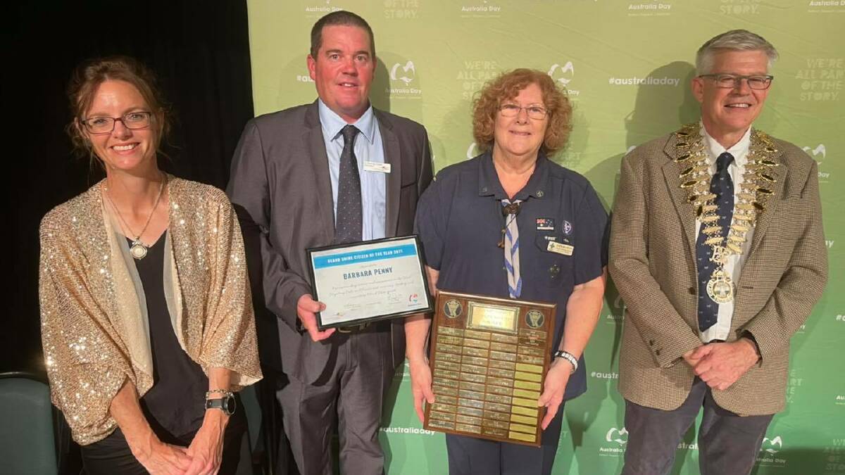 Bland Shire 2021 Citizen of the Year - Barbara Penny. Picture: Bland Shire Council