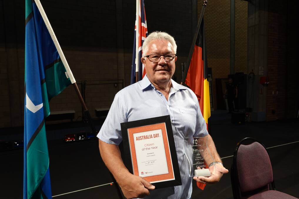 Griffith Citizen of the Year Robert Cappello. Picture: Monty Jacka