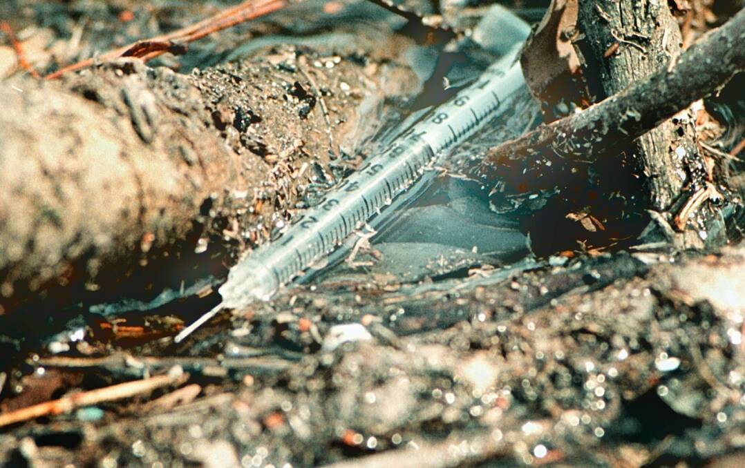 UNSAFE: Albury Council is urging people to get in touch to arrange for safe disposal of used syringes. 