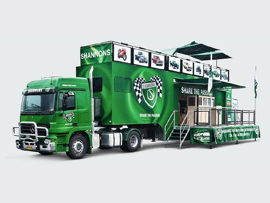 The Shannons Big Rig will be display at the Twin City's Shannons National Show N Shine on January 14. Picture from Facebook