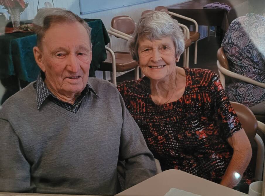 FAMILY TIES: Harold and Clarice Janetzki, here at Myoora Homestead, Henty, met in Queensland in the late 1960s, Mr Janetzki's only time living away from his home town.