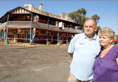 HUGE LOSS: Matong publicans Chris and Keith Neumann have been forced to sell the Farmers Home Hotel after a clerical oversight cost them a $1.2 million insurance claim.