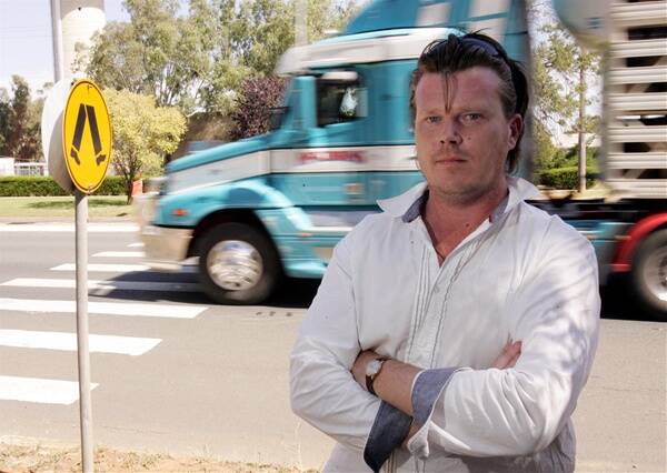 ROAD V RAIL: Greens candidate David Fletcher believes an increase in registration charges for B-double trucks could see freight move to rail, increasing jobs and reducing the environmental impact of road freight.