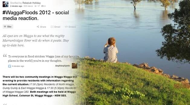 #WaggaFloods 2012 - social media reaction