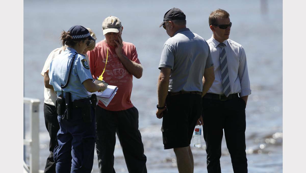 Scenes from the NSW Hunter as police recovered two bodies after a fatal ultralight crash.