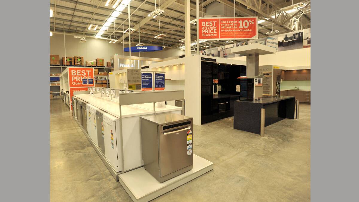Preview of the Masters Wagga Home Improvement store. Picture: Les Smith