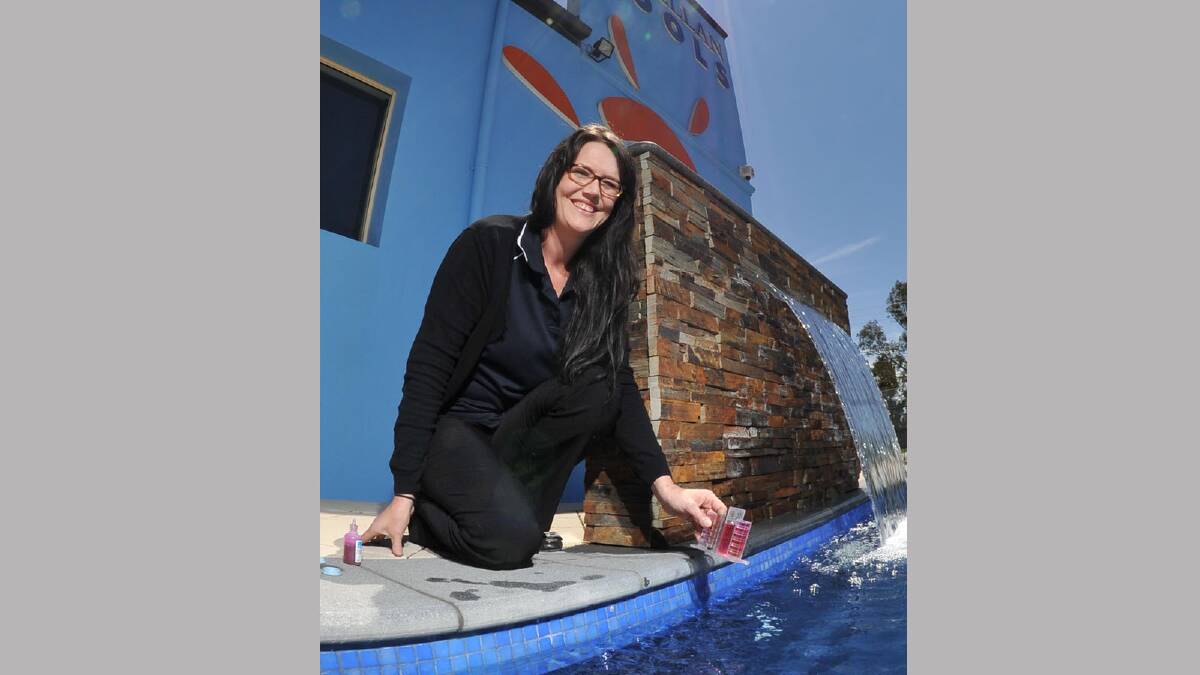 Kerrie Whitehead of Narellan Pools on new pool regulations. Picture: Michael Frogley