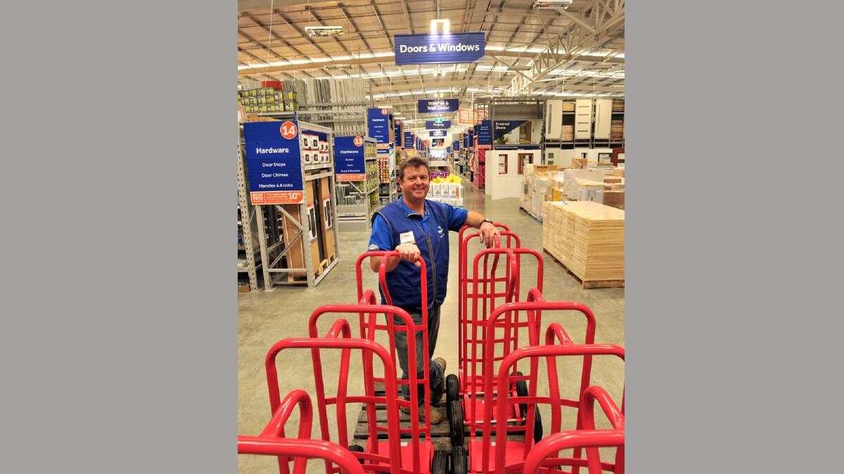 Preview of the Masters Wagga Home Improvement store. Manager Chris Flanagan. Picture: Les Smith
