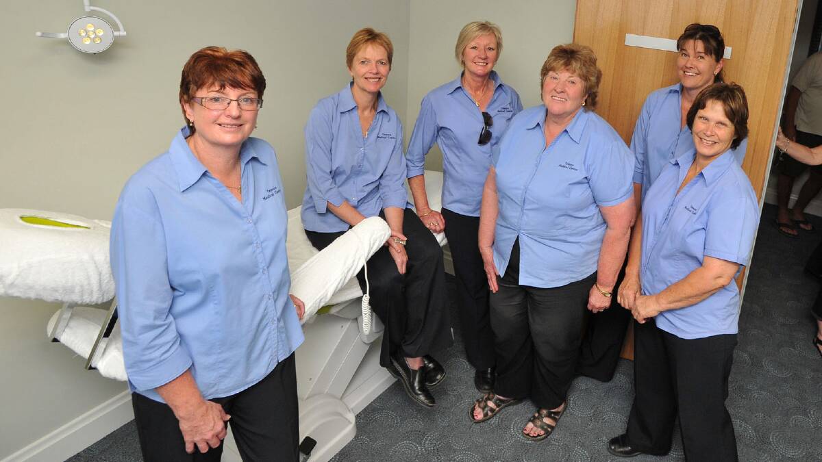 Medical staff (from left) Di Temple, Sue Lanyan, Jenny Alchin, Maureen Schulz, Mandy Wells and Heather Curry. Picture: Michael Frogley
