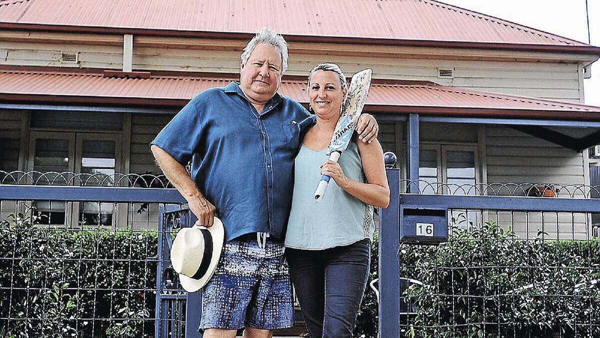 IT’S A WRAP: Wagga’s feature film Backyard Ashes wraps up filming today after a stellar effort by actor John Wood and producer Anne Robinson. Picture: Oscar Colman