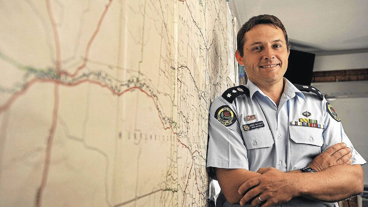LEADERSHIP: Murrumbidgee region controller for the State Emergency Service James McTavish has been awarded an Emergency Service Medal for his role in NSW SES incident management. Picture: Oscar Colman