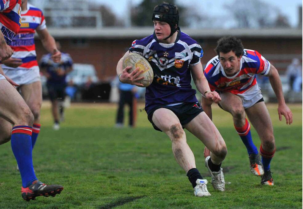 Andrew Heffernan in action for Southcity in 2012