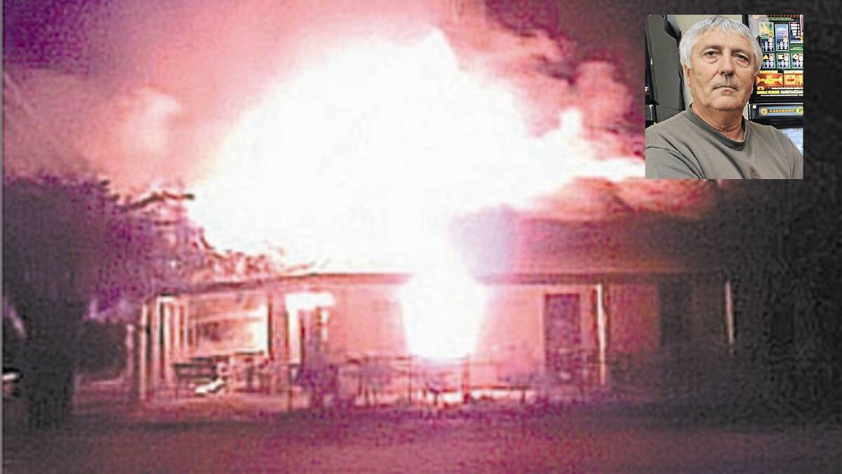 The Carrathool Family Hotel was gutted in the 2010 blaze.