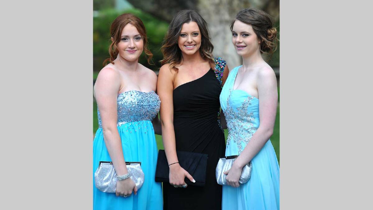 Jackie Lawler, Hayley Melchert and Lucy Hartwig-Laing. Picture: Addison Hamilton
