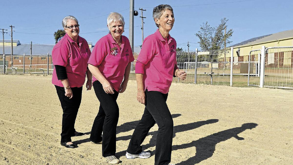 Wagga Wagga Breast Cancer Group (WWBCG) will be organising this year’s Mother’s Day Classic at the Showgrounds. Pictured (from left) is event co-ordinator Karen O’Shea, WWBCG secretary Jane Crowther and president, Marg Vonarx. Picture: Alastair Brook