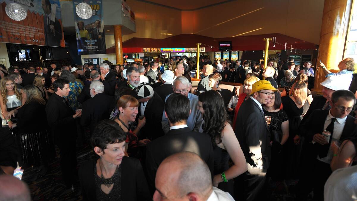 Backyard Ashes world premiere - The crowds at Forum 6 for the premiere. Picture: Addison Hamilton